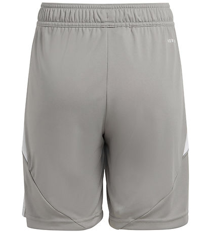 adidas Performance Shortsit - Tiro24 SHO Y - Harmaa/Valkoinen