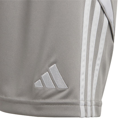 adidas Performance Shortsit - Tiro24 SHO Y - Harmaa/Valkoinen