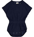 Müsli Bodysuit s/s - Waffle - Night Blue Müsli Bodysuit s/s - Waffle - Night Blue