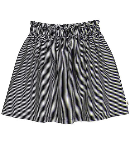 Müsli Skirt - Poplin Stripe - Conditioner Cream/Night Blue