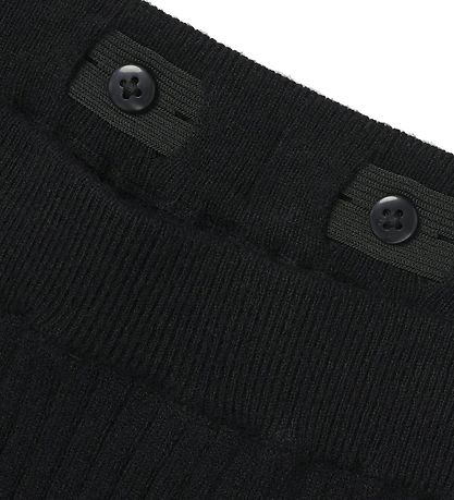LMTD Skirt - Knitted - Rib - NlfTulla - Black