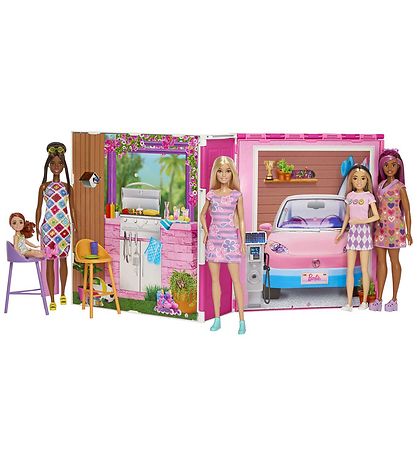 Barbie Dollhouse w. Barbie Doll - Getaway House