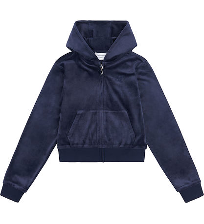 Juicy Couture 가디건 - 토널 - 벨루어 - 나이트 스카이