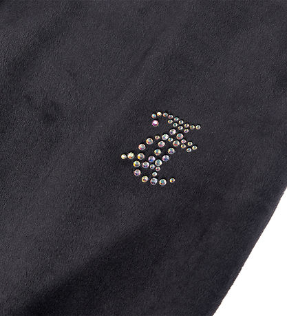 Juicy Couture Velvet Trousers - Diamante - Jet Black