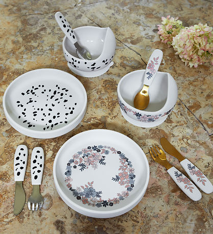 Elodie Details Dinner Set - Silicone - 3 Parts - Dalmatian Dots