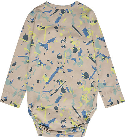 Hummel Bodysuit l/s - HmlSpot - Silver Lining