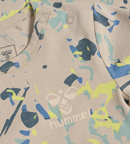 Hummel Bodysuit l/s - HmlSpot - Silver Lining