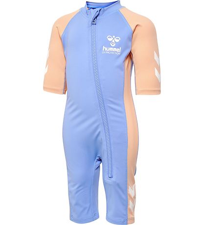 Hummel Coverall Swimsuit - HmlCala - UV40+ - Blue/Pink