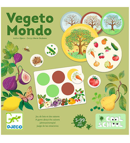 Djeco Picture Lottery - Cool School - Vegeto Mondo Djeco Picture Lottery - Cool School - Vegeto Mondo
