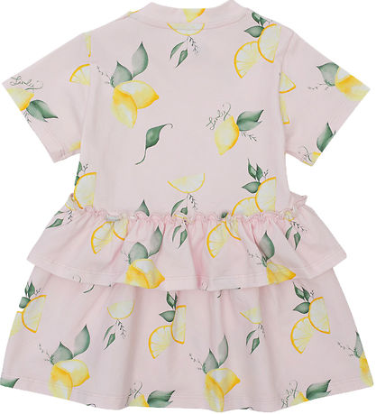 Livly Klänning - Lilly - Citroner/Light Mauve