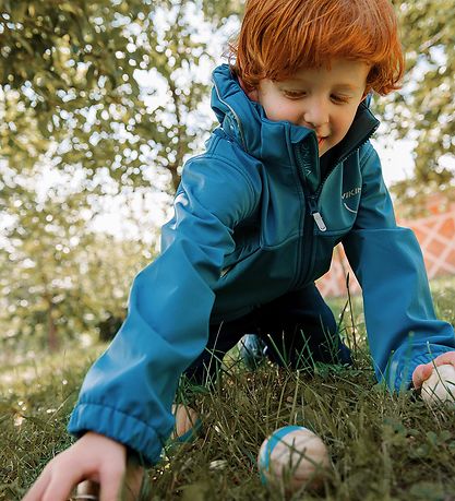 Viking Softshell Jacket w. Fleece - Play - Denim