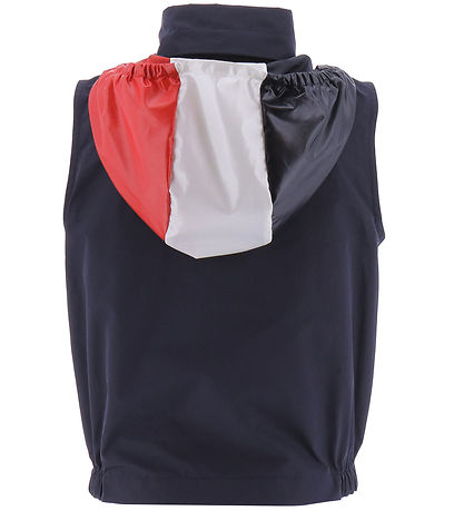 Moncler Waistcoat - Zene - Dark Blue w. Red/White