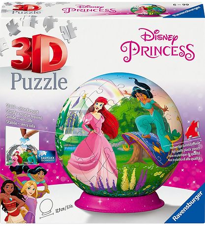 Ravensburger 3D Puzzel - 72 Bakstenen - Disney Princess Ravensburger 3D Puzzel - 72 Bakstenen - Disney Princess