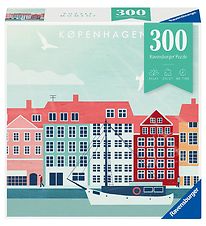Ravensburger Jigsaw Puzzle - 300 Bricks - Copenhagen Town Ravensburger Jigsaw Puzzle - 300 Bricks - Copenhagen Town