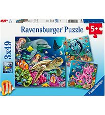 Puzzle Ravensburger - 3x49 Briques - Sous l'eau Puzzle Ravensburger - 3x49 Briques - Sous l'eau