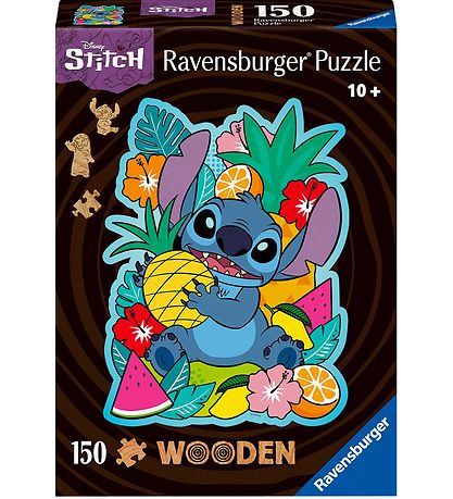 Ravensburger Puzzel - Hout - 150 Bakstenen - Disney Stitch
