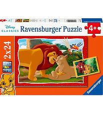 Puzzle Ravensburger - 2x24 Briques - Le Lion King Puzzle Ravensburger - 2x24 Briques - Le Lion King
