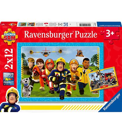 Puzzle Ravensburger - 2x12 Briques - Sam le pompier