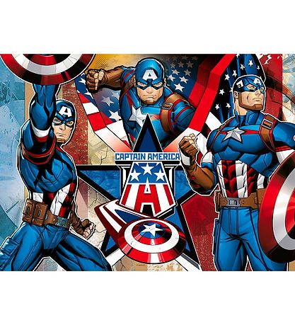 Ravensburger Jigsaw Puzzle - 100 Bricks - Marvel Captain America Ravensburger Jigsaw Puzzle - 100 Bricks - Marvel Captain America