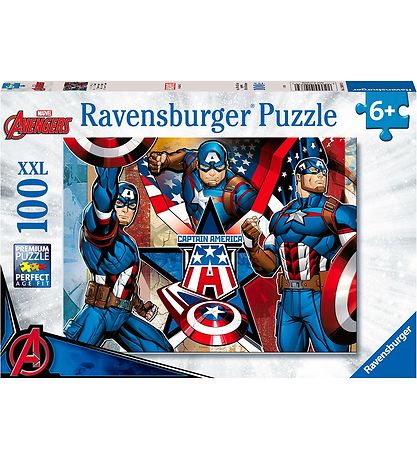 Ravensburger Jigsaw Puzzle - 100 Bricks - Marvel Captain America