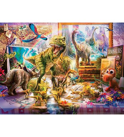 Puzzle Ravensburger - 100 Briques - Dino Les jouets arrivent à L Puzzle Ravensburger - 100 Briques - Dino Les jouets arrivent à L