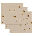 Carrés de mousseline Konges Sløjd - 65x65 cm - 3 Pack - Lemon