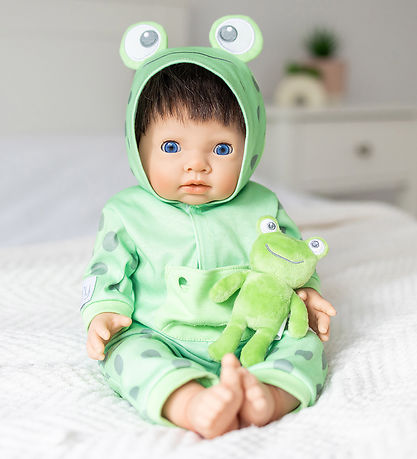 Tiny Treasures Poppenkleding - Froggy Alles-in-One