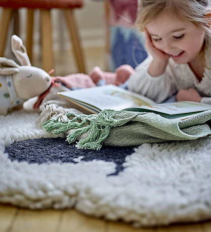 Bloomingville Blanket - Dolly - Wool - White