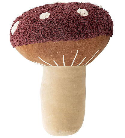 Bloomingville Kussen - Paddestoel - 40x38 cm - Rood