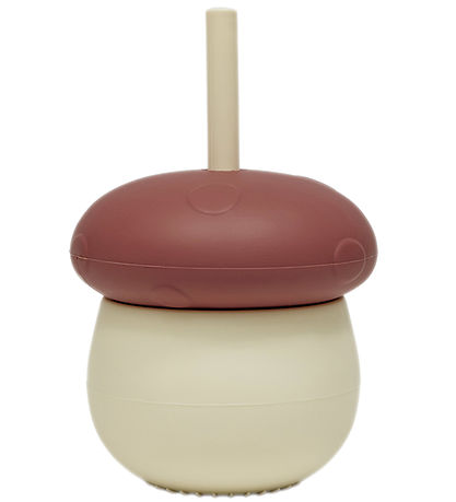 Tasse OYOY - Champignon - Off White/Rouge