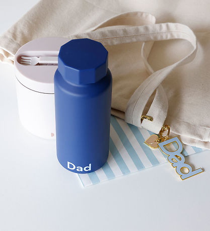 Design Letters Thermo Bottle - Dad - 500 mL - Midnight Blue