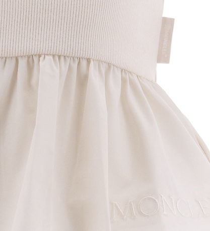 Moncler 민소매 티셔츠 - 갈비 - 크림 Moncler 민소매 티셔츠 - 갈비 - 크림