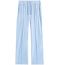 Juicy Couture Velvet Trousers - Tina - Powder Blue