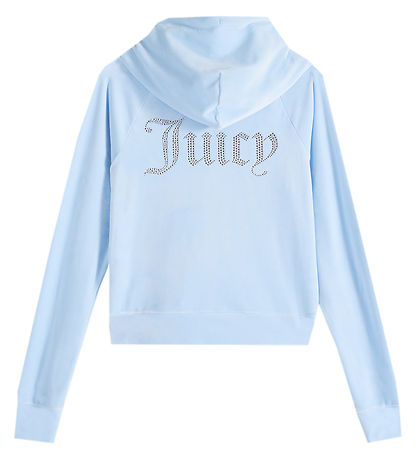 Juicy Couture 가디건 - 매디슨 - 벨로어 - 파우더 블루