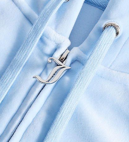 Juicy Couture 가디건 - 매디슨 - 벨로어 - 파우더 블루