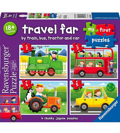 Ravensburger Jigsaw Puzzle - My First - 4 Various - Travel Fathe