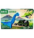 BRIO World Batterijgevoed Trein Met Dinosaur m. Geluid en licht  BRIO World Batterijgevoed Trein Met Dinosaur m. Geluid en licht