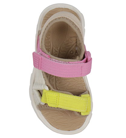 Bisgaard Sandals - Nico - Yellow/Pink