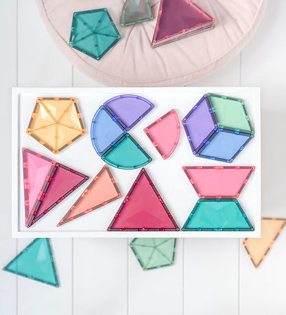 Connetix Magnet Set - 48 Parts - Pastel Shape Expansion Pack