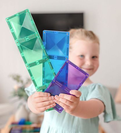 Ensemble d'aimants Connetix - 18 Parties - Rainbow Rectangle
