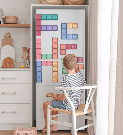 Connetix Magnetsats - 24 Delar - Pastel Rektangel