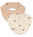 Bavoir baveur Konges Sløjd - 2 Pack - Cherry