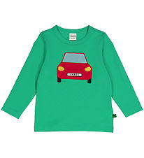 Freds World Blouse - Hello Car - Grass Freds World Blouse - Hello Car - Grass
