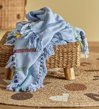 Bloomingville Teppi - 160x130 cm - Frey Teppi - Blár