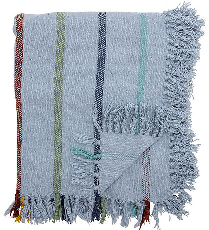Bloomingville Filt - 160x130 cm - Frey Filt - Blå Bloomingville Filt - 160x130 cm - Frey Filt - Blå