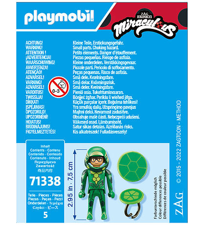 Miraculeux Playmobil - Carapace - 71338 - 5 Parties