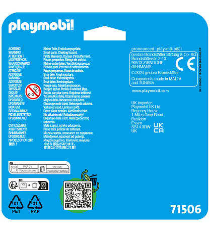 Playmobil DuoPack - Paramedic with Patient - 71506 - 6 Parts Playmobil DuoPack - Paramedic with Patient - 71506 - 6 Parts