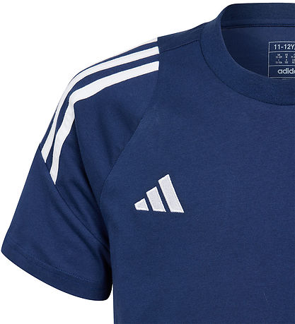adidas Performance T-Shirt - Tiro 24 SWTEEY - Blau/Weiß