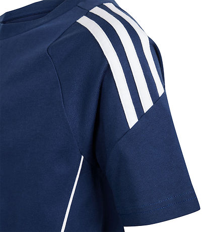 adidas Performance T-Shirt - Tiro 24 SWTEEY - Blau/Weiß
