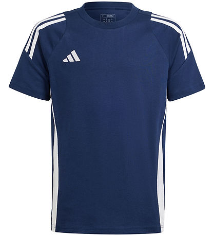 adidas Performance T-Shirt - Tiro 24 SWTEEY - Blau/Weiß